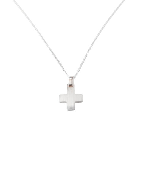 Kette Silber mit Kreuz 5