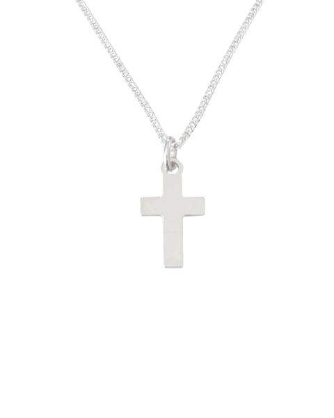 Kette Silber mit Kreuz 1