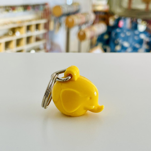 Schlüsselanhänger Elefant gelb von OMM Design