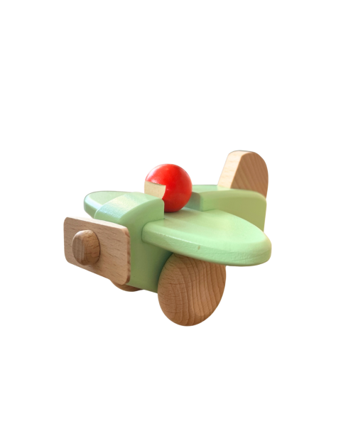 Kleines Flugzeug mint aus Holz von Bajo