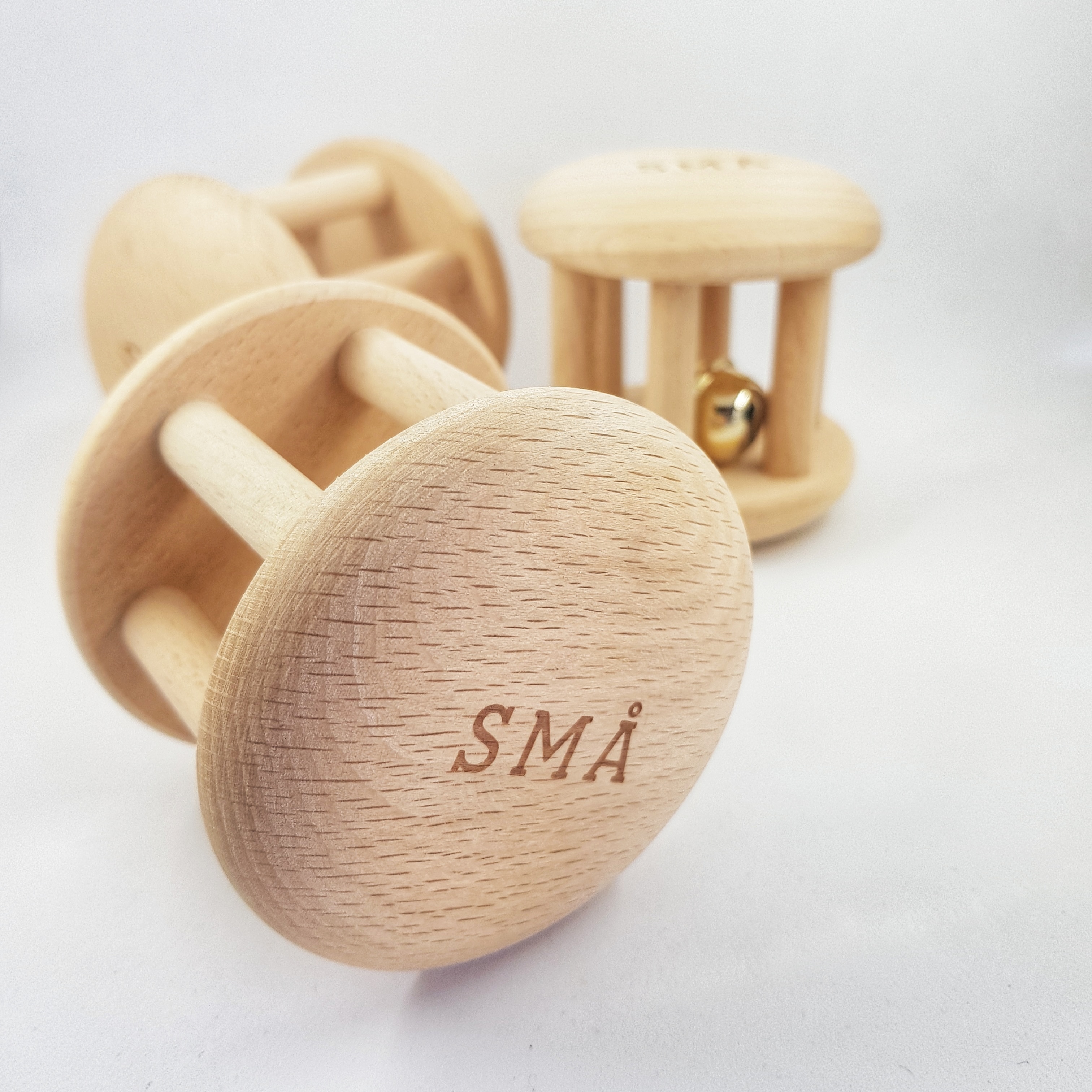 Hess Holzspielzeug Schellenstab Nature Bär - Rassel Mit Glöckchen 24cm Für Kleinkinder