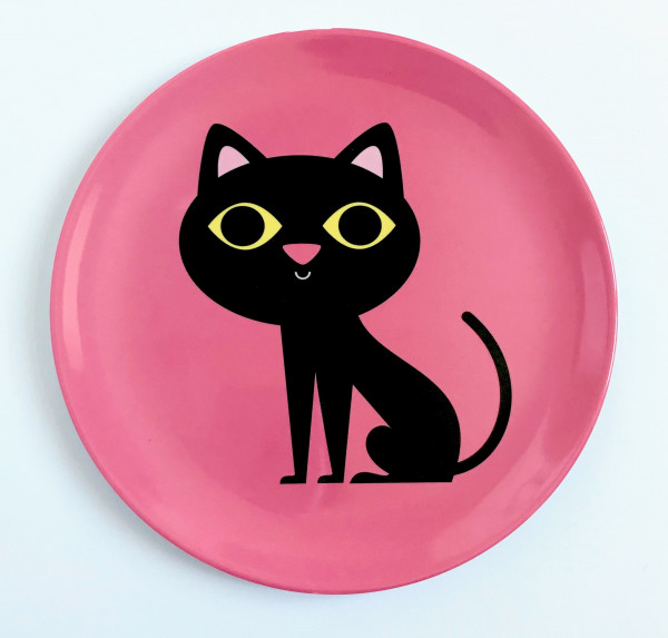 Teller Katze pink von OMM Design