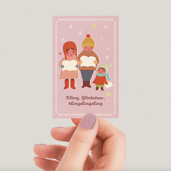 Minicard Chor Holzschliffpappe von Monimari