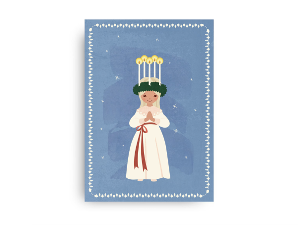 Weihnachtskarte Lucia von Monimari