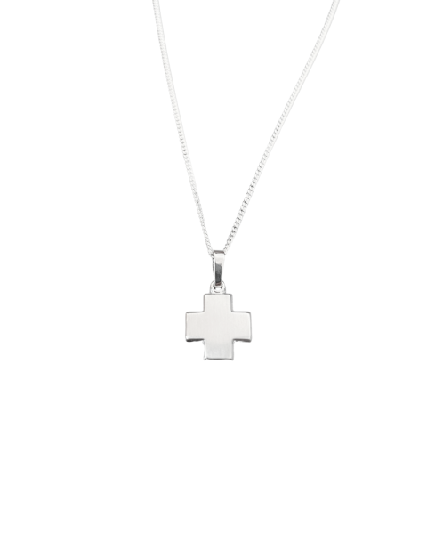 Kette Silber mit Kreuz 4.1