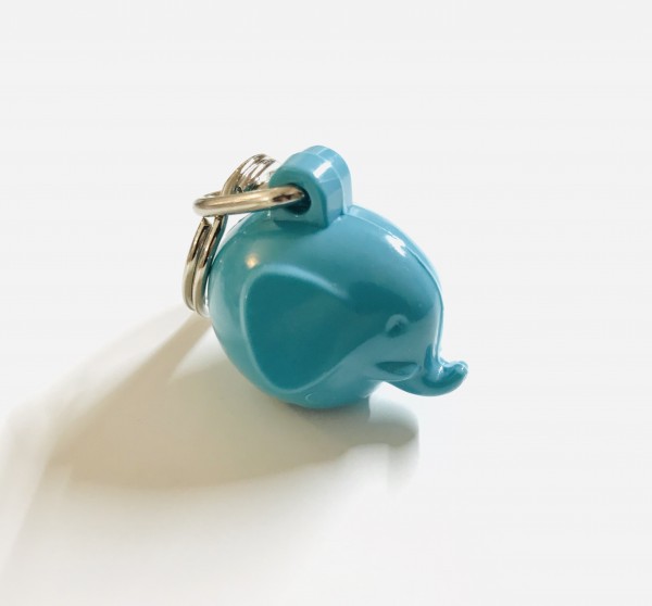 Schlüsselanhänger Elefant Türkis von Omm Design