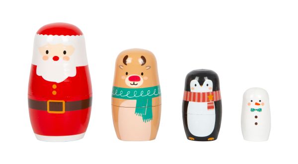 Weihnachts Matrjoschkas aus Holz von small foot