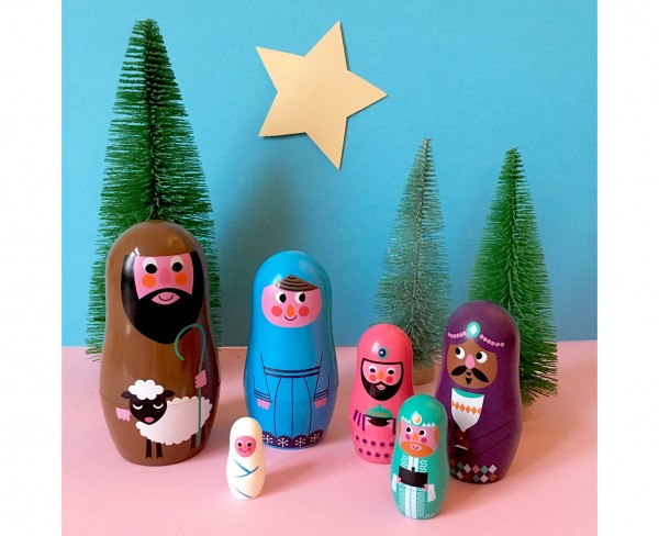 Matryoschka Christmas von Omm Design