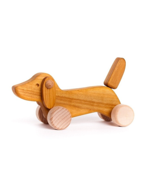 Dackel aus Holz von Bajo